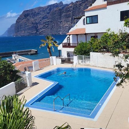 Apartment Mit Sonnenterrasse Und Panorama - Meerblick, 5 Min. Von Hafen + Strand Acantilado de los Gigantes Extérieur photo