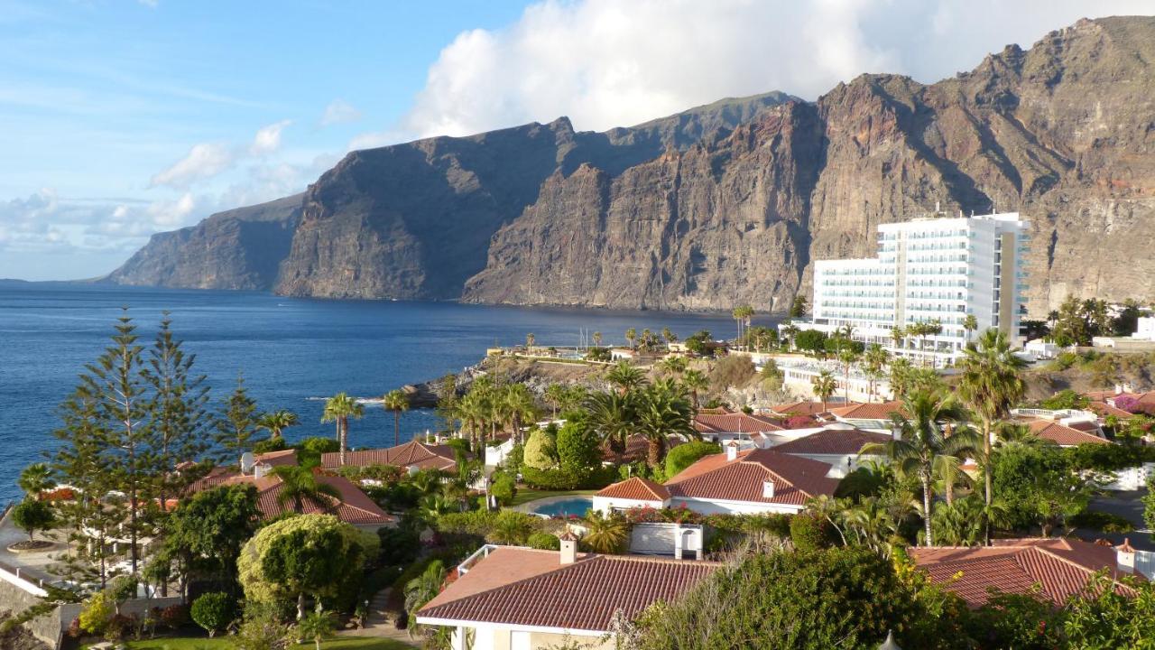 Apartment Mit Sonnenterrasse Und Panorama - Meerblick, 5 Min. Von Hafen + Strand Acantilado de los Gigantes Extérieur photo