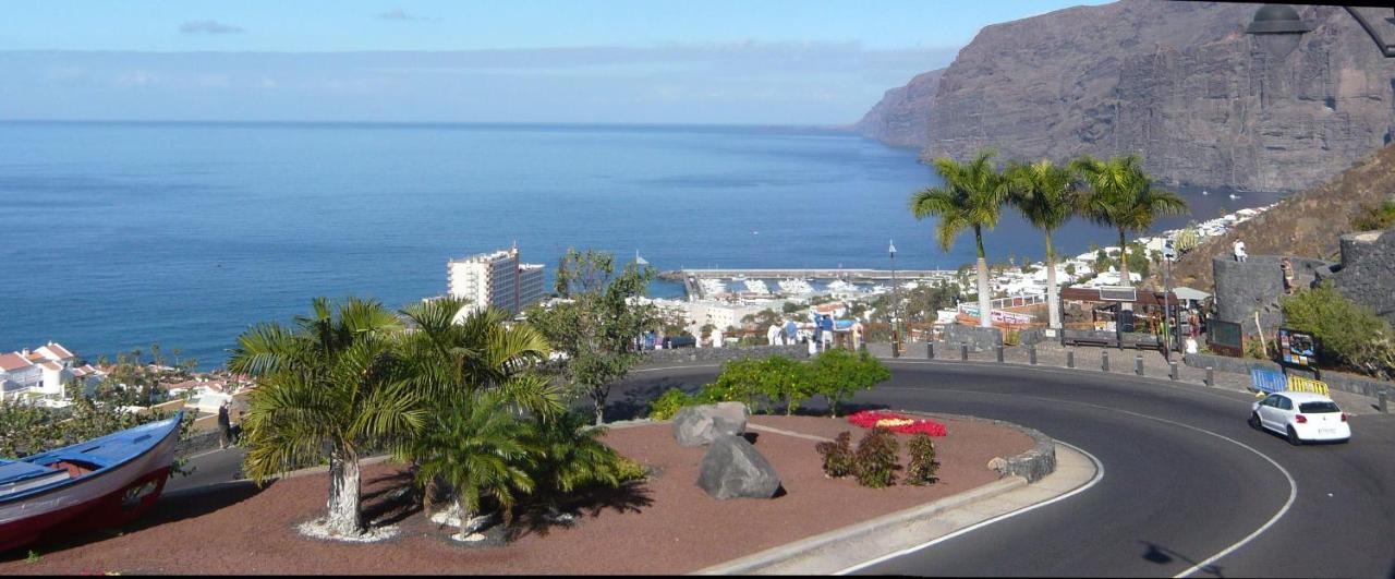 Apartment Mit Sonnenterrasse Und Panorama - Meerblick, 5 Min. Von Hafen + Strand Acantilado de los Gigantes Extérieur photo