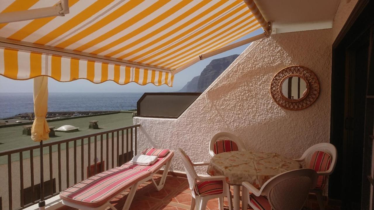 Apartment Mit Sonnenterrasse Und Panorama - Meerblick, 5 Min. Von Hafen + Strand Acantilado de los Gigantes Extérieur photo