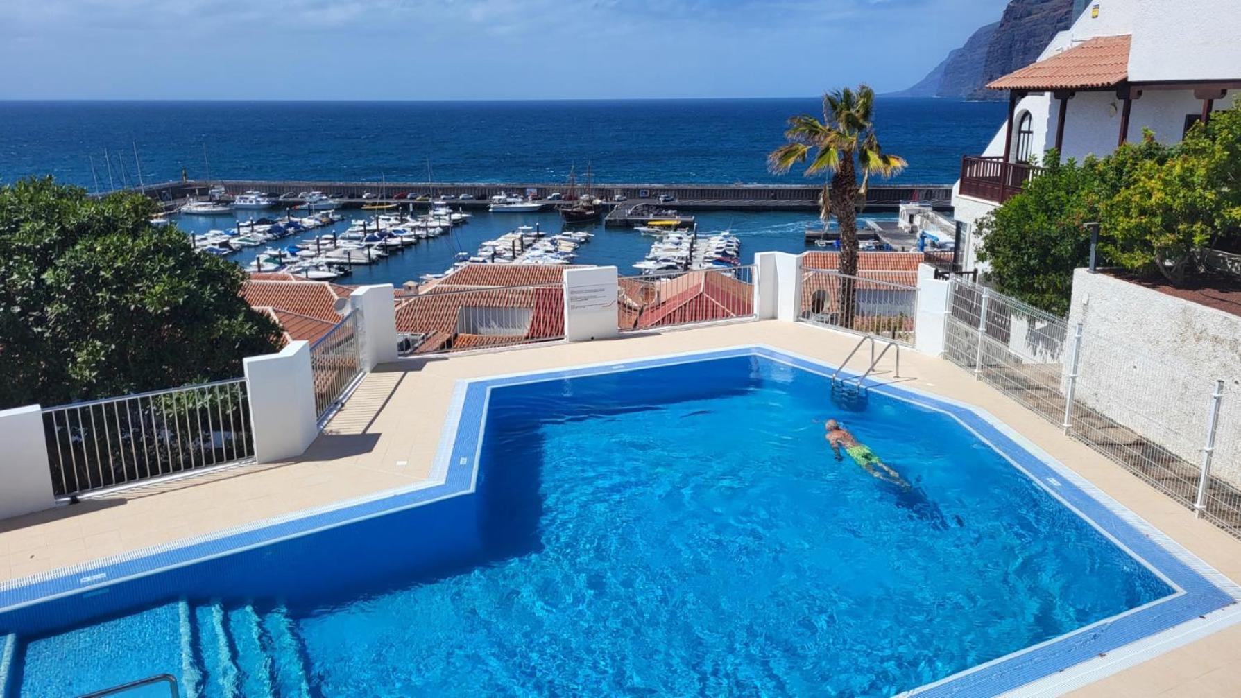 Apartment Mit Sonnenterrasse Und Panorama - Meerblick, 5 Min. Von Hafen + Strand Acantilado de los Gigantes Extérieur photo